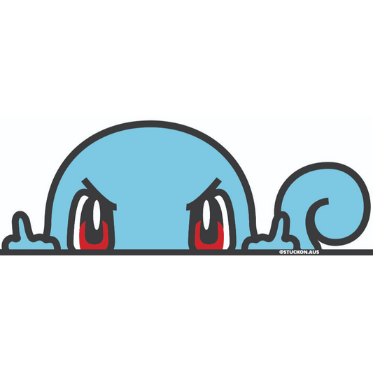 Peeker Sticker - Blue Starter (Rude)