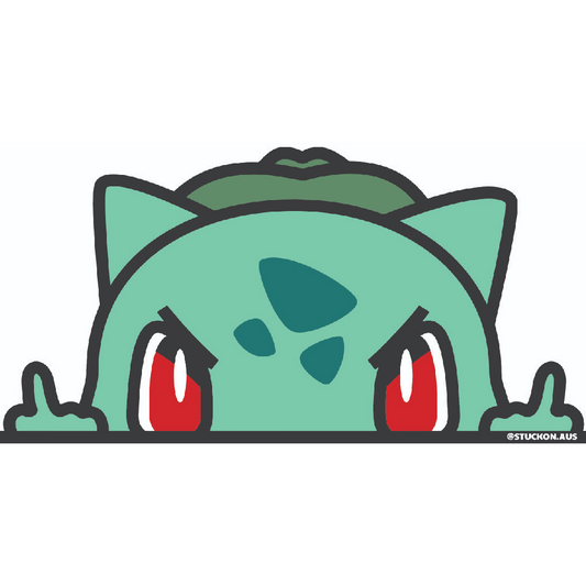 Peeker Sticker - Green Starter (Rude)