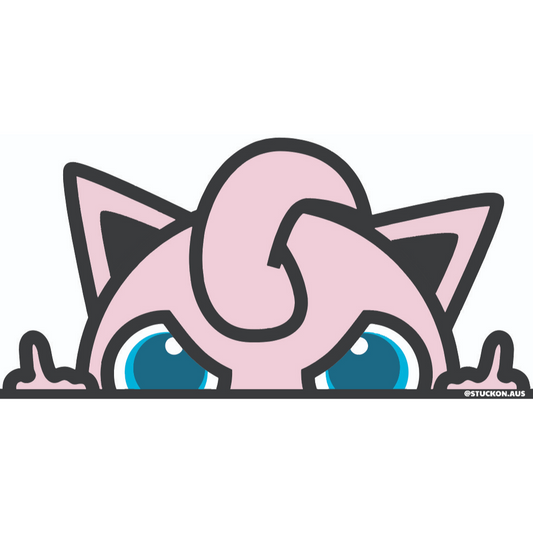 Peeker Sticker - Pink Ball (Rude)