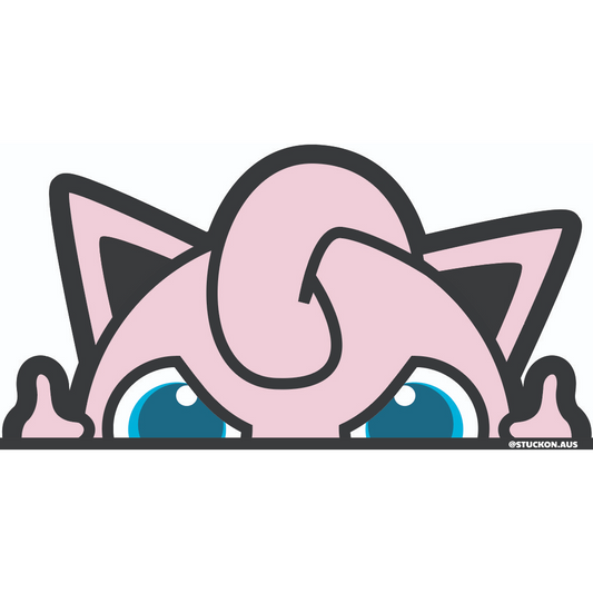 Peeker Sticker - Pink Ball