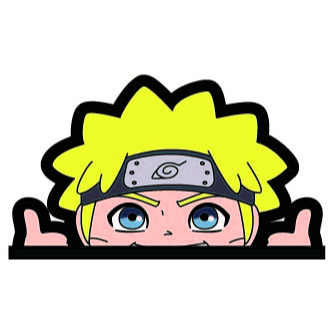 Anime Sticker - Peeker Decal