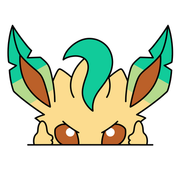 Peeker Sticker - Grass Cat