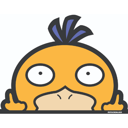 Pet Sticker - Silly Duck (Rude)