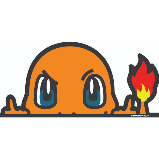 Peeker Sticker - Red Starter (Rude)