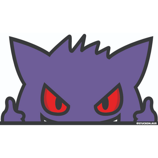 Peeker Sticker - Purple Ghost